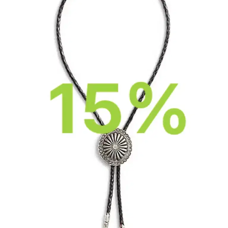 [13%할인] RRL 브레이디드 레더 볼로 타이 더블알엘