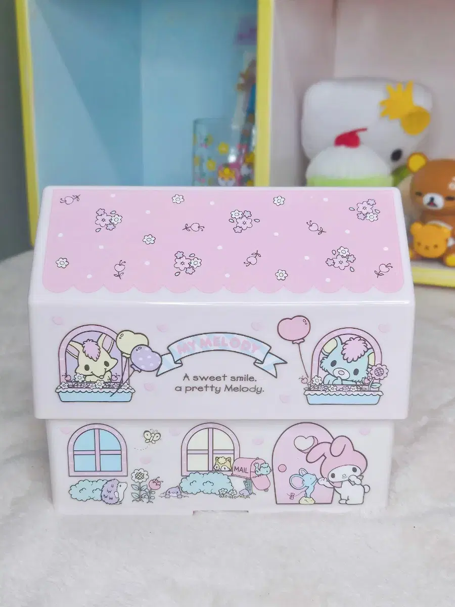 마이멜로디 집모양 도시락통