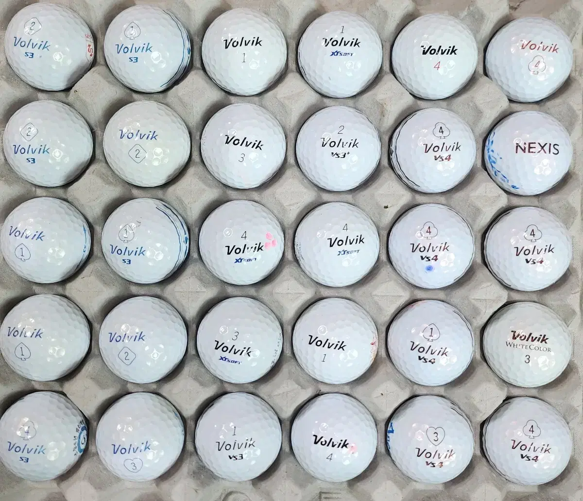 Volvik S3.S4/Volvik XT Blend 30-Lost Ball