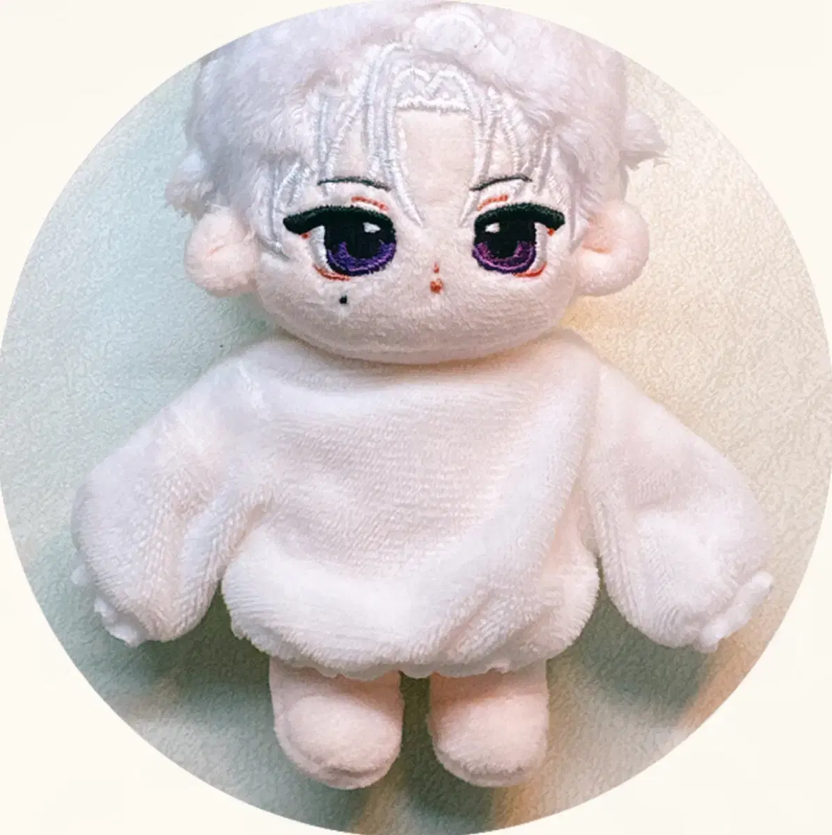 무속성 솜인형 10cm 옷 쁘띠아뜰리에 베이비칙스맨투맨