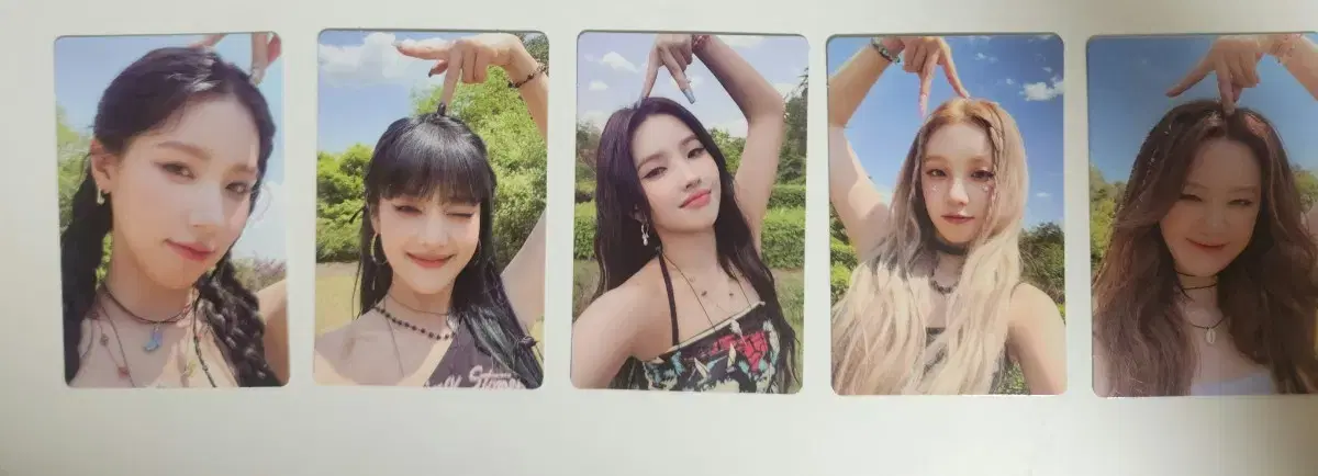 여자아이들 프리티콘 네버존 포카세트 인화사진