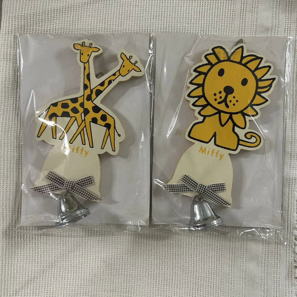 미피 도어벨 현관종 고전문구 문장식소품 사자기린 라이언