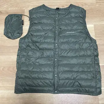 몽벨(montbell) 스페리오 다운 라운드넥 베스트 남성용