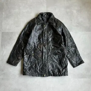 구제 의류 90년대 램 가죽 커버올 자켓 카코트 cityboy