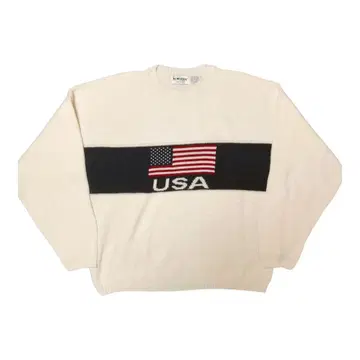 NewEra 아크릴 니트 스웨터 90s USA제 성조기 미국 국기