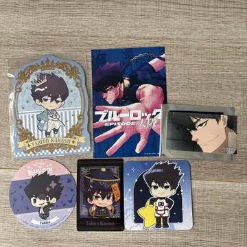 블루 록 콜라보 카페 코스터 묶음 판매 켄시 애니메이트 카라스