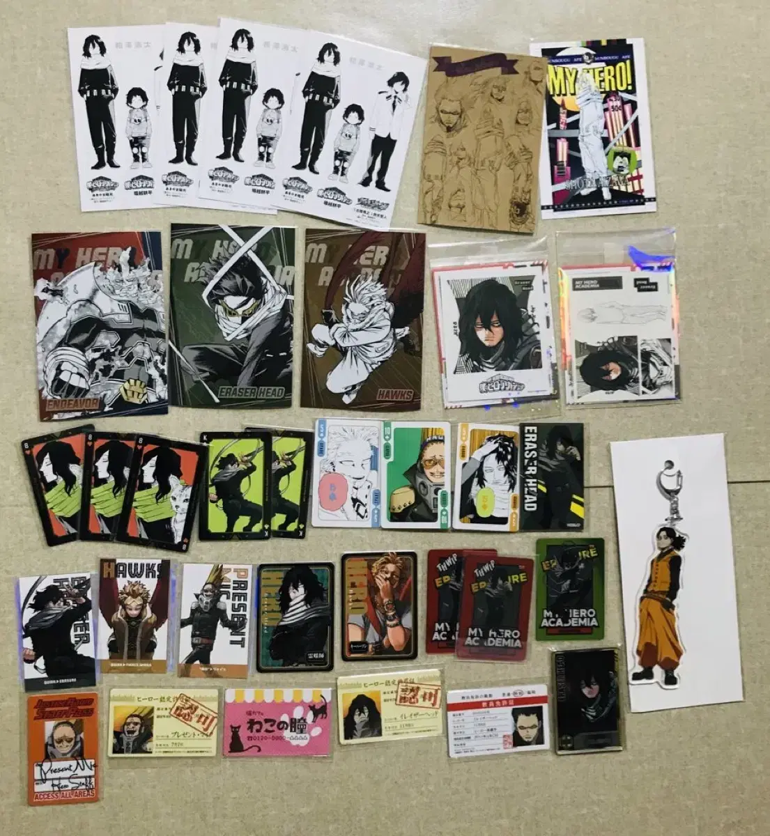 히로아카 아이자와 호크스 프레젠트 마이크 엽서 포스터 아크릴 포카 버라카