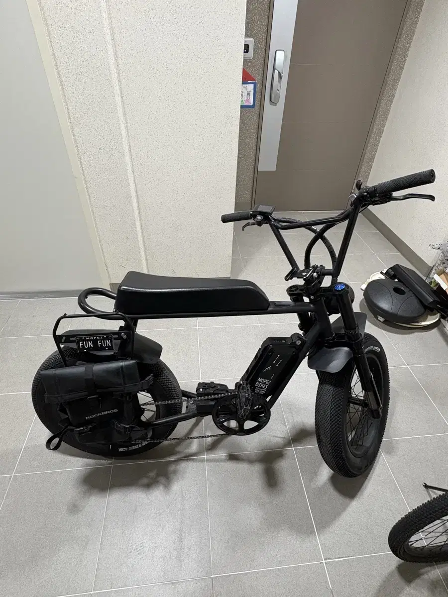 모페즈 전기자전거 1000w 블랙