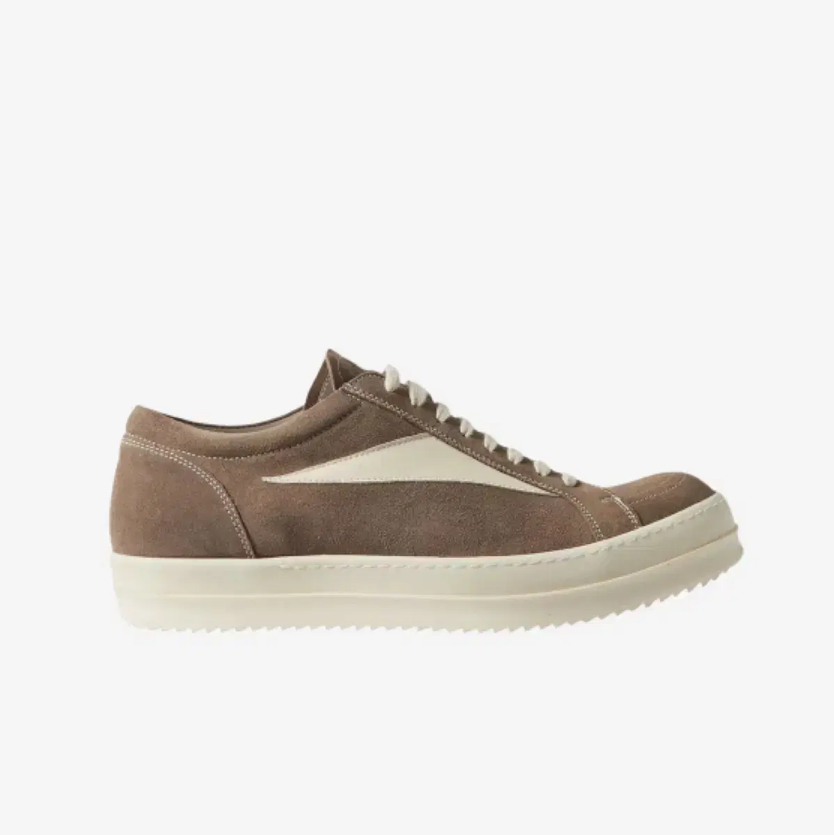 [43] Rick Owens Suede Vintage Sneakers Dust
