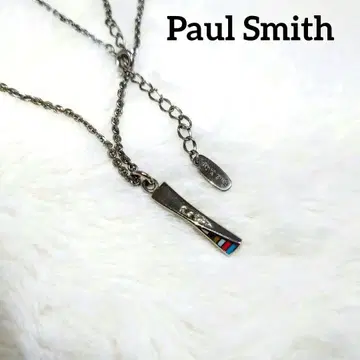 폴스미스 Paul Smith 트위스트 목걸이 멀티 스트라이프 상자 포함