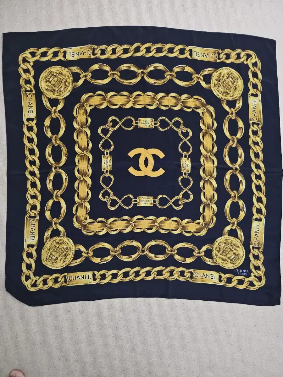 [정품] Chanel 샤넬 스카프