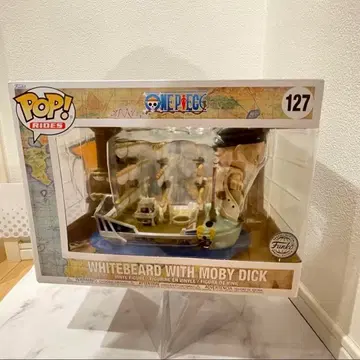 초레어 한정판 FUNKO POP! 원피스 흰 수염 with 모비딕호