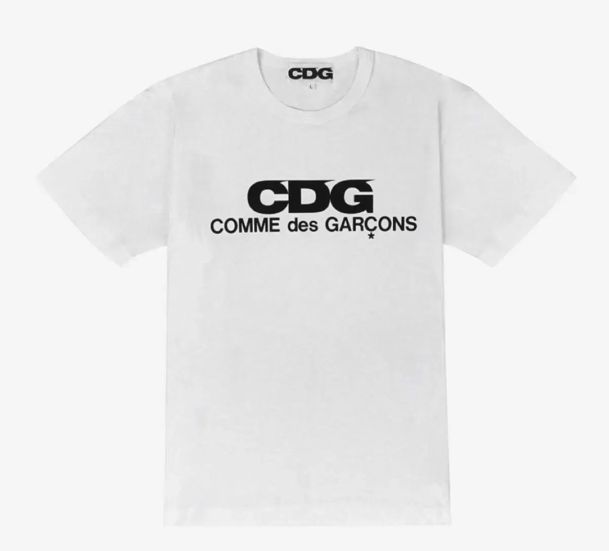 CDG 로고 티셔츠
