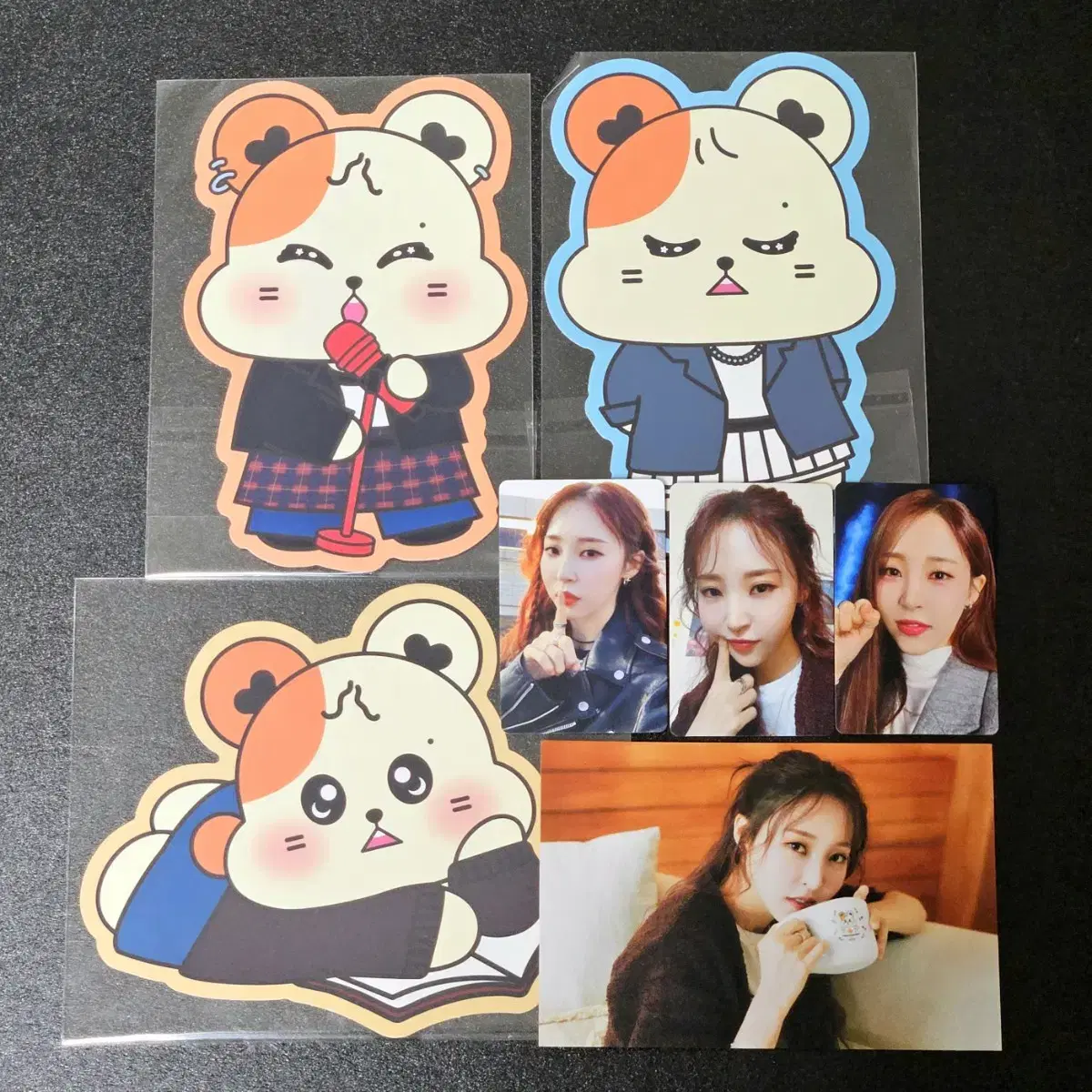 마마무 문별 일본 오로라 오버더레인보우 포카 엽서 햄뵤리