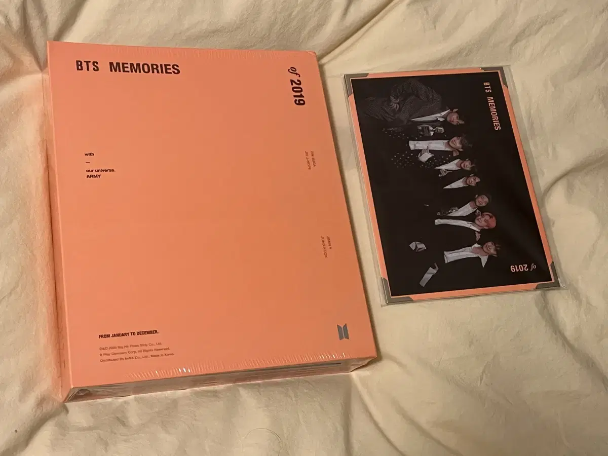 방탄소년단 BTS 메모리즈 2019 DVD 디비디 미개봉