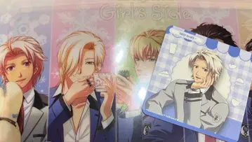 두근두근 메모리얼 걸즈 사이드 카페 코스터 사에키 에이 세트