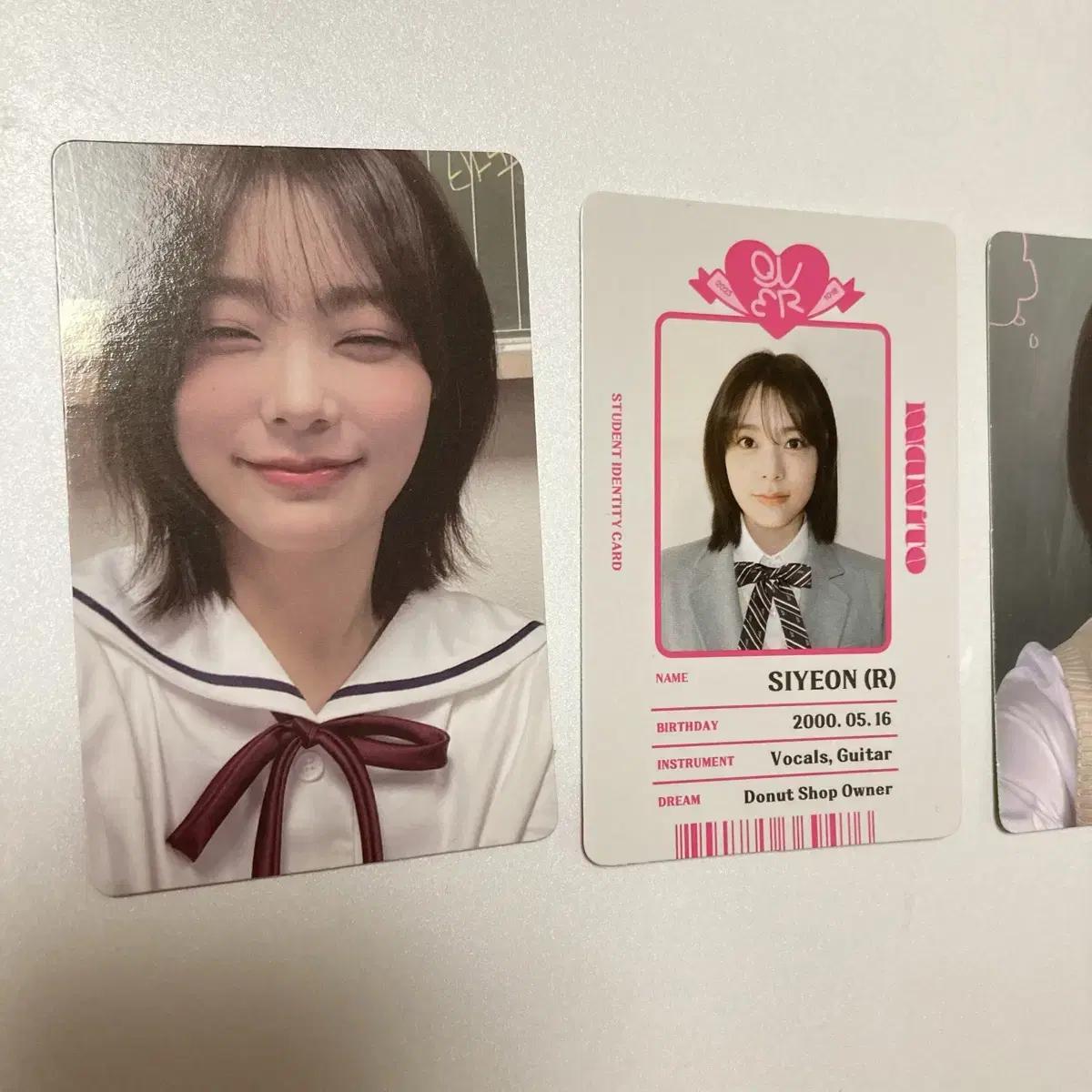 qwer 시연 포카 증사 엽서 키링 앨범 폴라 팝업 히나 마젠타 쵸단