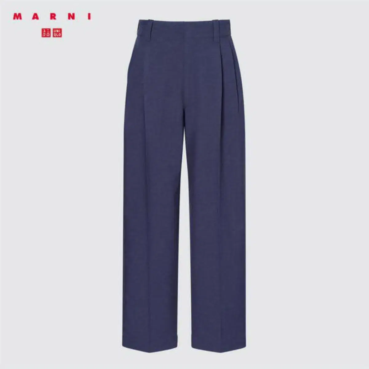 마르니(MARNI) x 유니클로 와이드피트 턱 팬츠 슬랙스, M