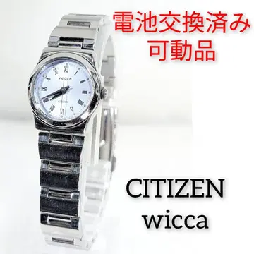 CITIZEN wicca 여성용 배터리 교체 완료 가동품 Z-87