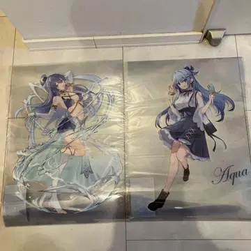 제비뽑기당 이 멋진 세계에 축복을! 아쿠아 클리어 포스터 세트