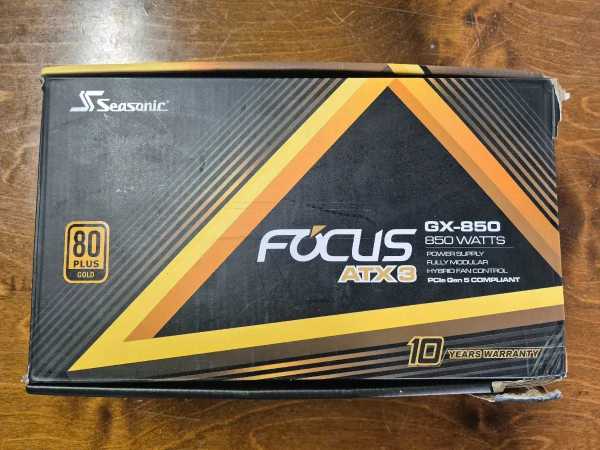 시소닉 GX-850 ATX3.1 풀모듈러 850W 파워 미사용 판매