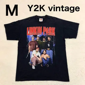 린킨 파크 y2k 양면 프린트 티셔츠 하이브리드 띠어리 M