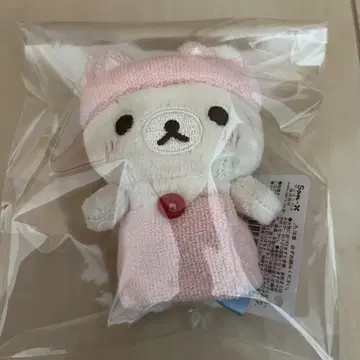 코리락쿠마 고양이 고양이의 온천 손으로 쥔 봉제 인형