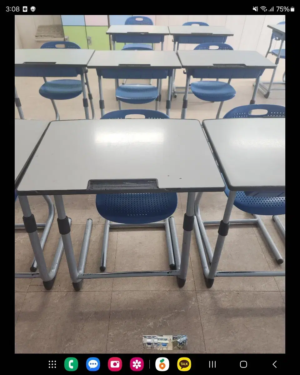 높낮이퍼시스 학원책걸상,학교책걸상,수강용,강의실 책걸상(책상+의자 세트)