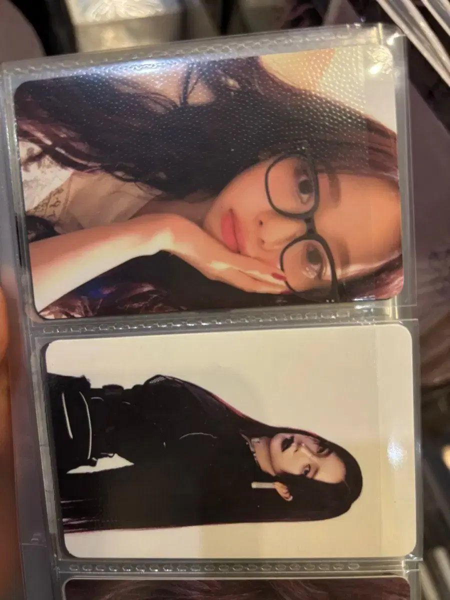 에스파 카리나 위플래시 트레카 트레이딩카드 안경 지젤윈터닝닝 드라마스파이