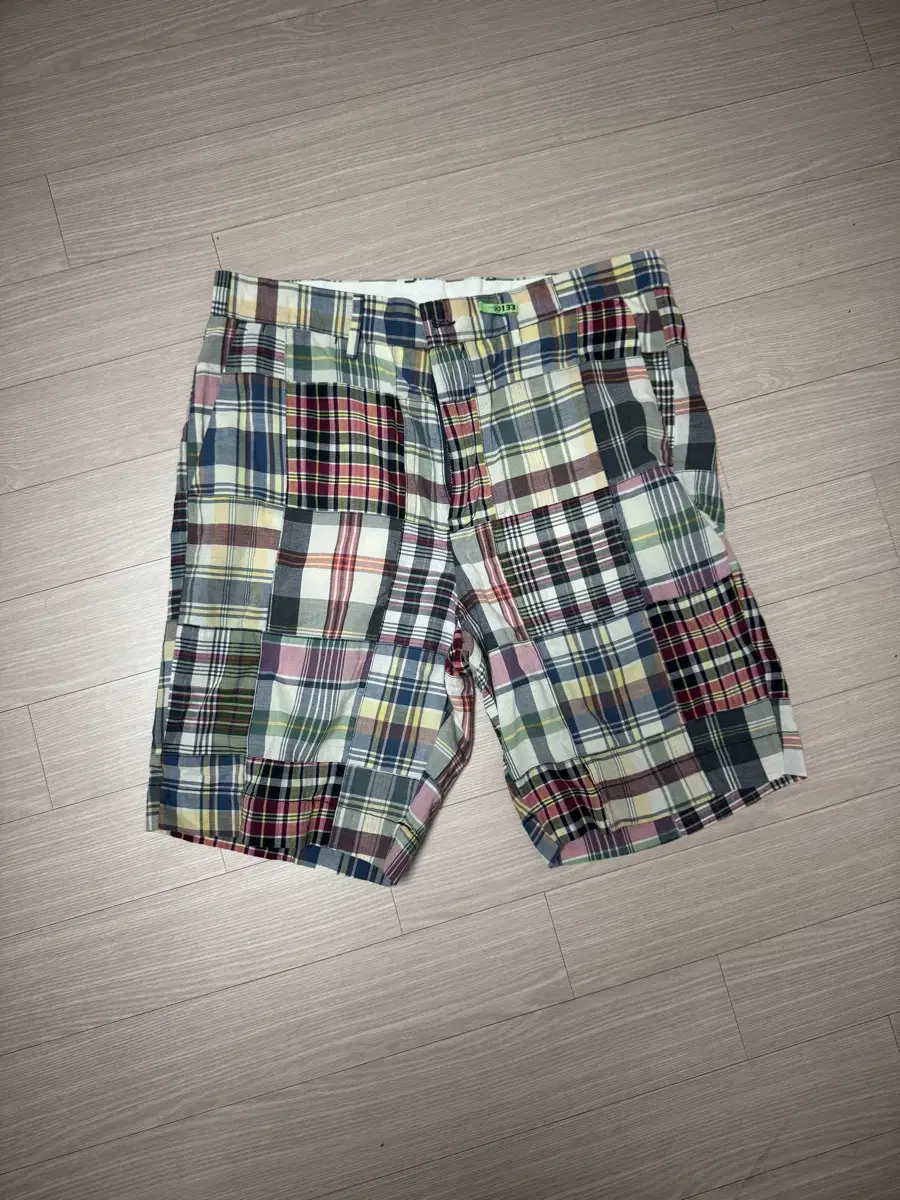 폴로 클래식핏 마드라스 패치워크 쇼츠 32