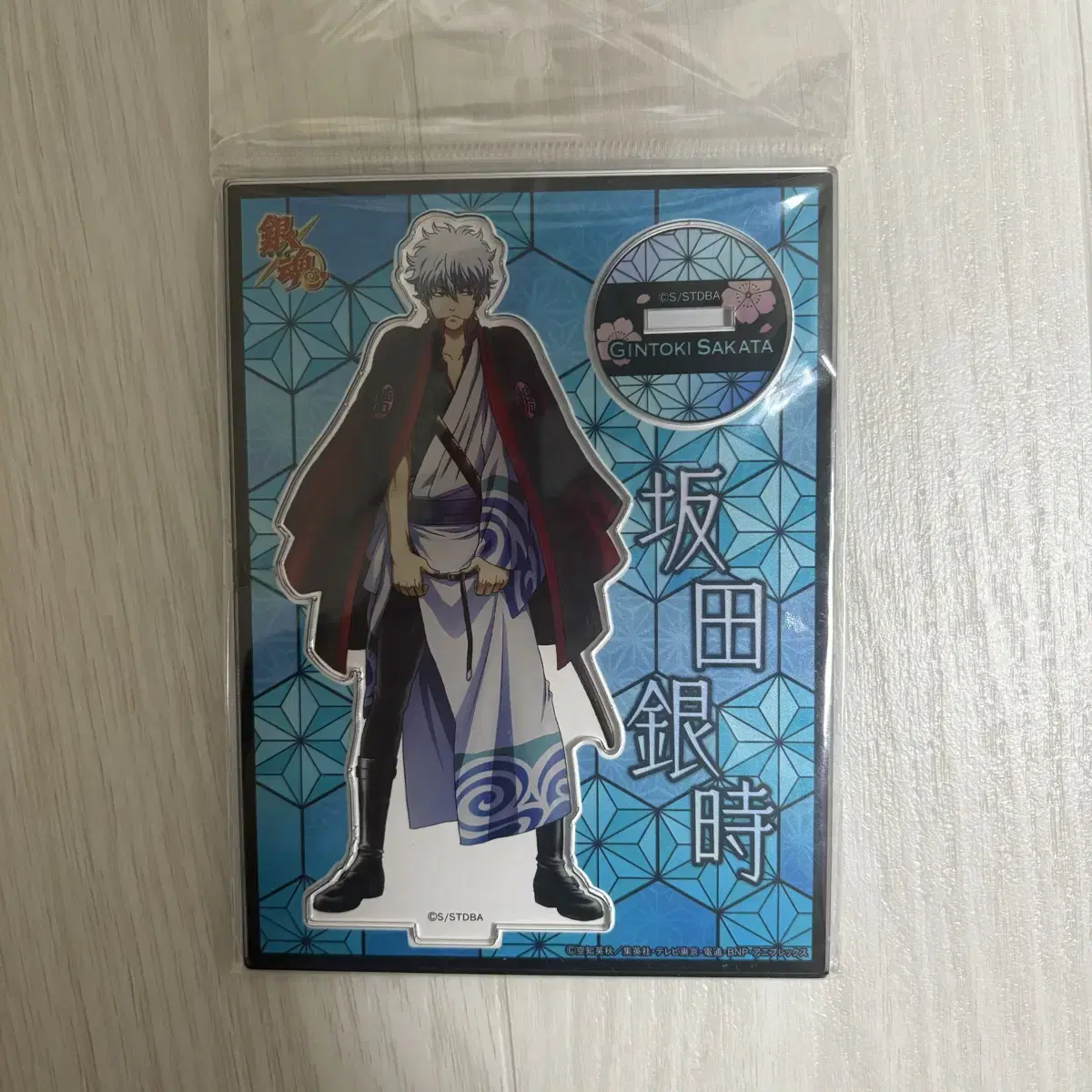 Gintoki, the Golden Boy, reprinted acrylic