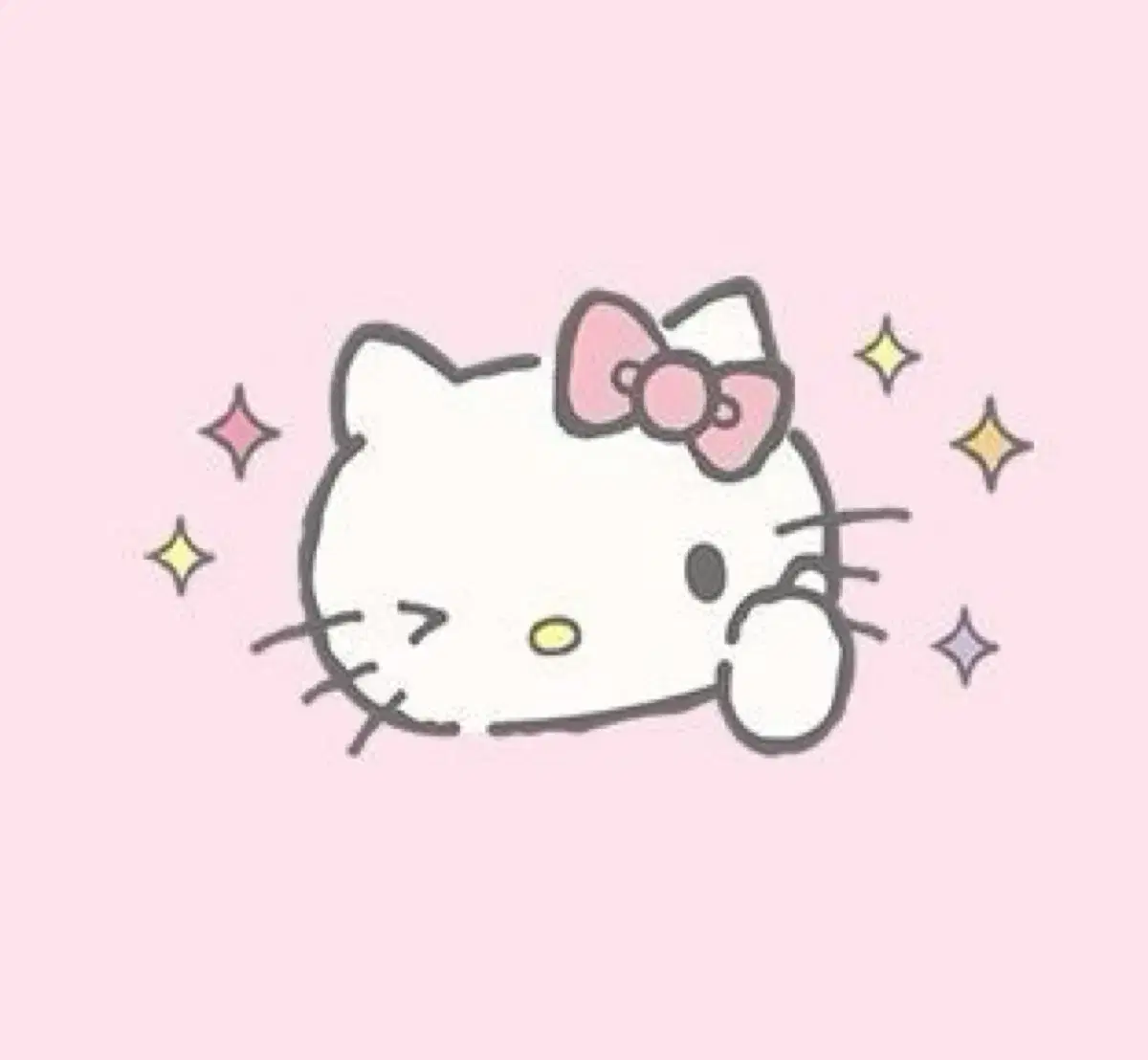 산리오 키티 킷사 카페 메모지 레트로 스티커 일괄