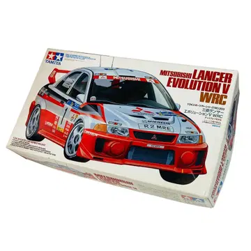 1/24 타미야 랜 에보 5(WRC 사양) 주석 있음