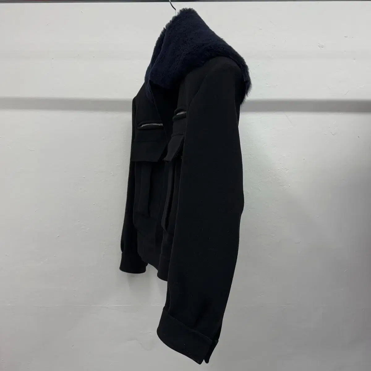 라프시몬스 19AW 밀리터리 크롭 자켓