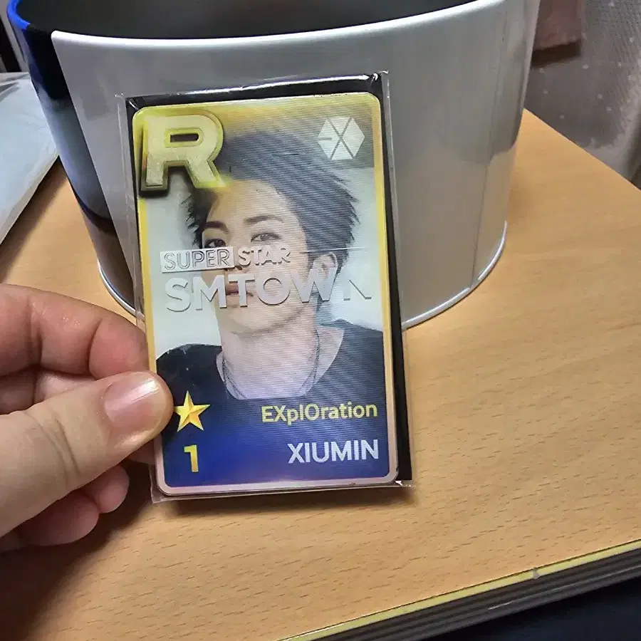 엑소 슈스엠 렌티큘러 시우민 김민석 포토카드
