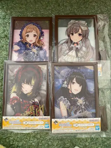 아이돌 마스터 샤이니 컬러즈 제일복권 클리어 프레임 스탠드 묶음 판매