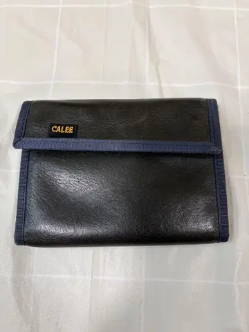 CALEE 남성용 네이비 접이식 지갑