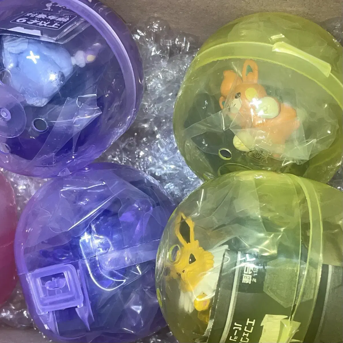 Pokémon Diorama Collection Gacha Ghost Electric Phantom mu Mewtwo Eevee Timburr