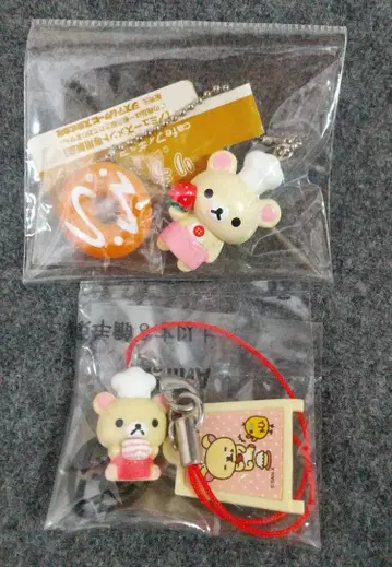 리락쿠마 카페 스트랩 코리락쿠마 카페 피규어 마스코트