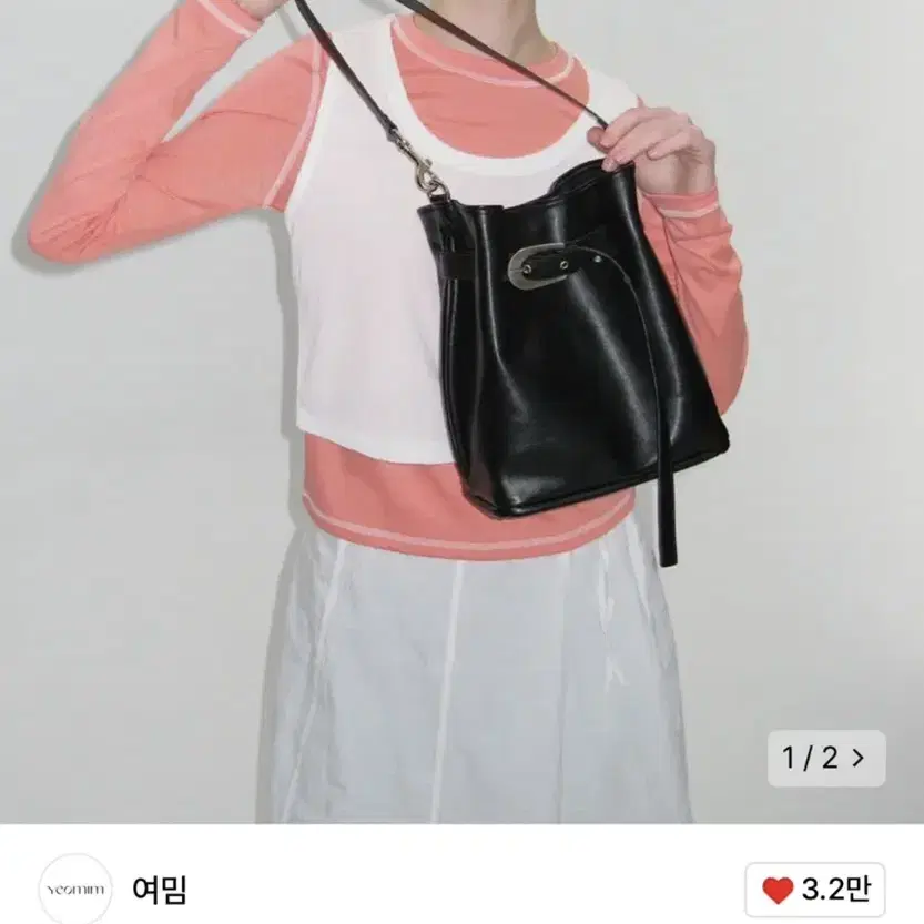 YEOMIM closure mini ridge bag(baby blue) #여밈,#여밈가방