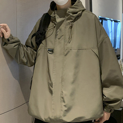 남성 루즈핏 후드 야상자켓