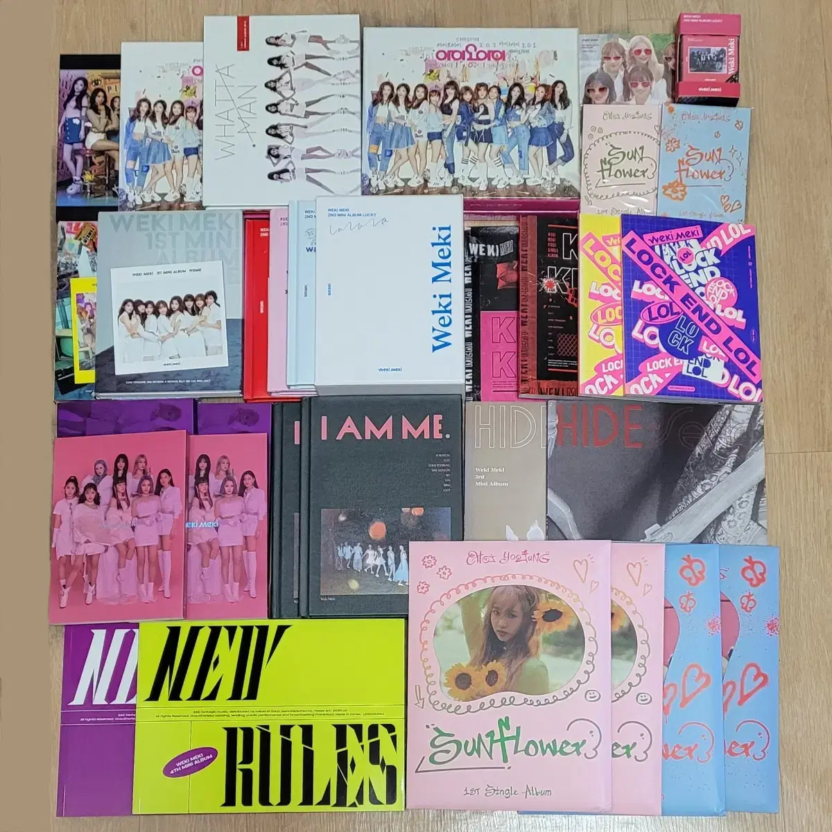 위키미키 아이오아이 앨범 키링 1기 2기 멤버쉽 키트 시즌그리팅