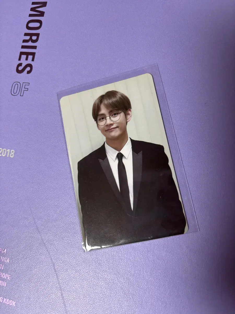 방탄 2018 메모리즈 dvd bts 2018memories 포카 뷔