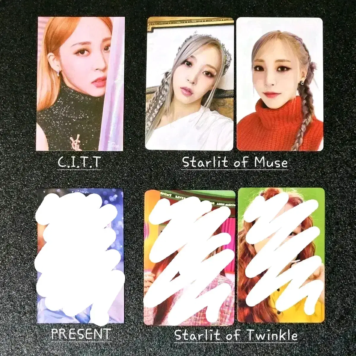 문별 라운지 오버더레인보우 이벤트 포카 식퀀스 프레젠트 스탈릿