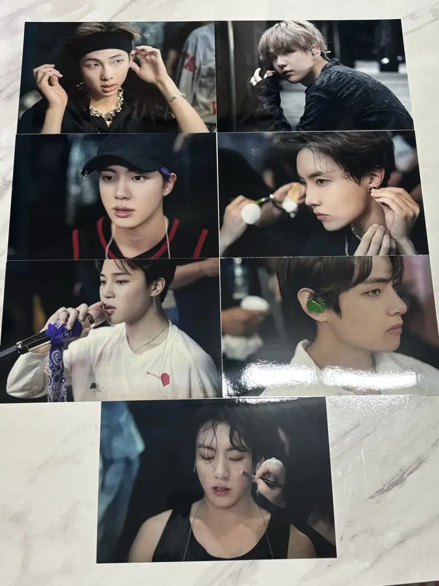 방탄 BTS 2019 메모리즈 블루레이 인화사진 남준 석진 윤기 호석