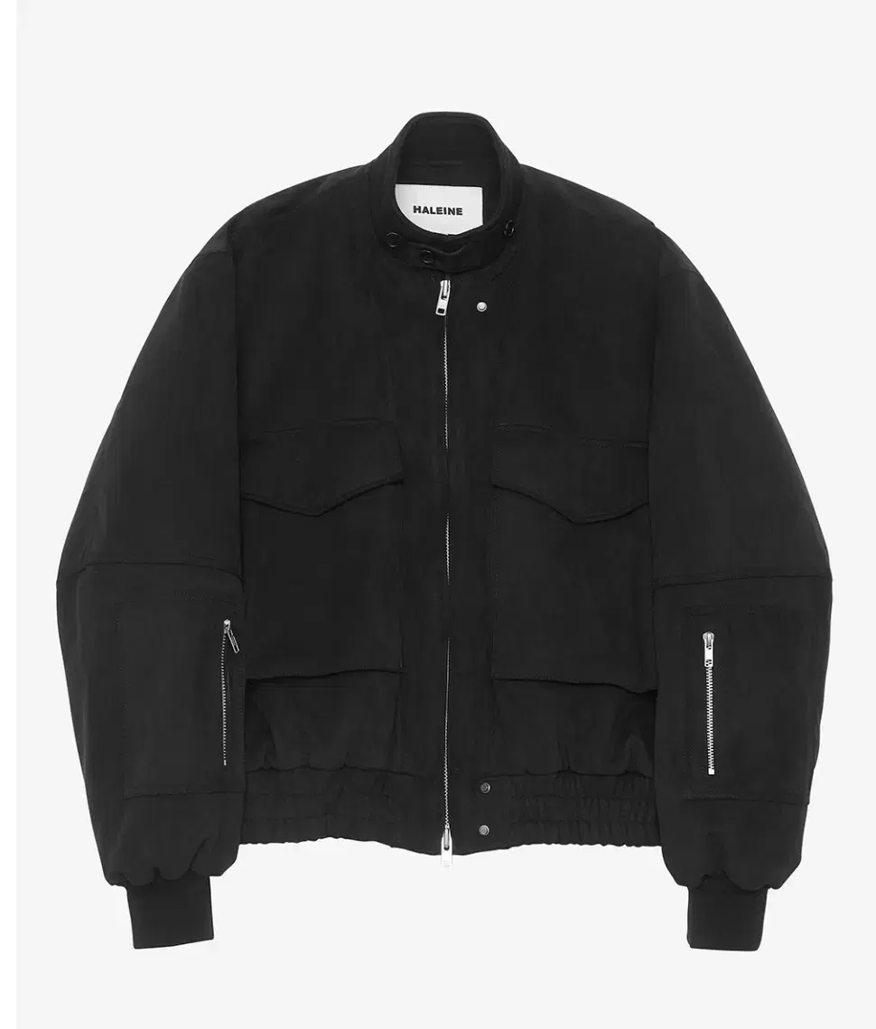 Allen 3D Fox Leather Bomber Jacket