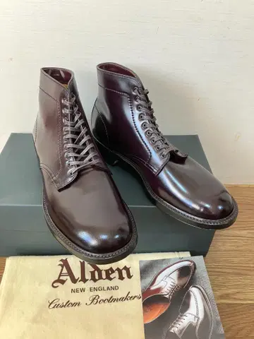 ALDEN 올든 45061 버건디 코도반 부츠 8.5D