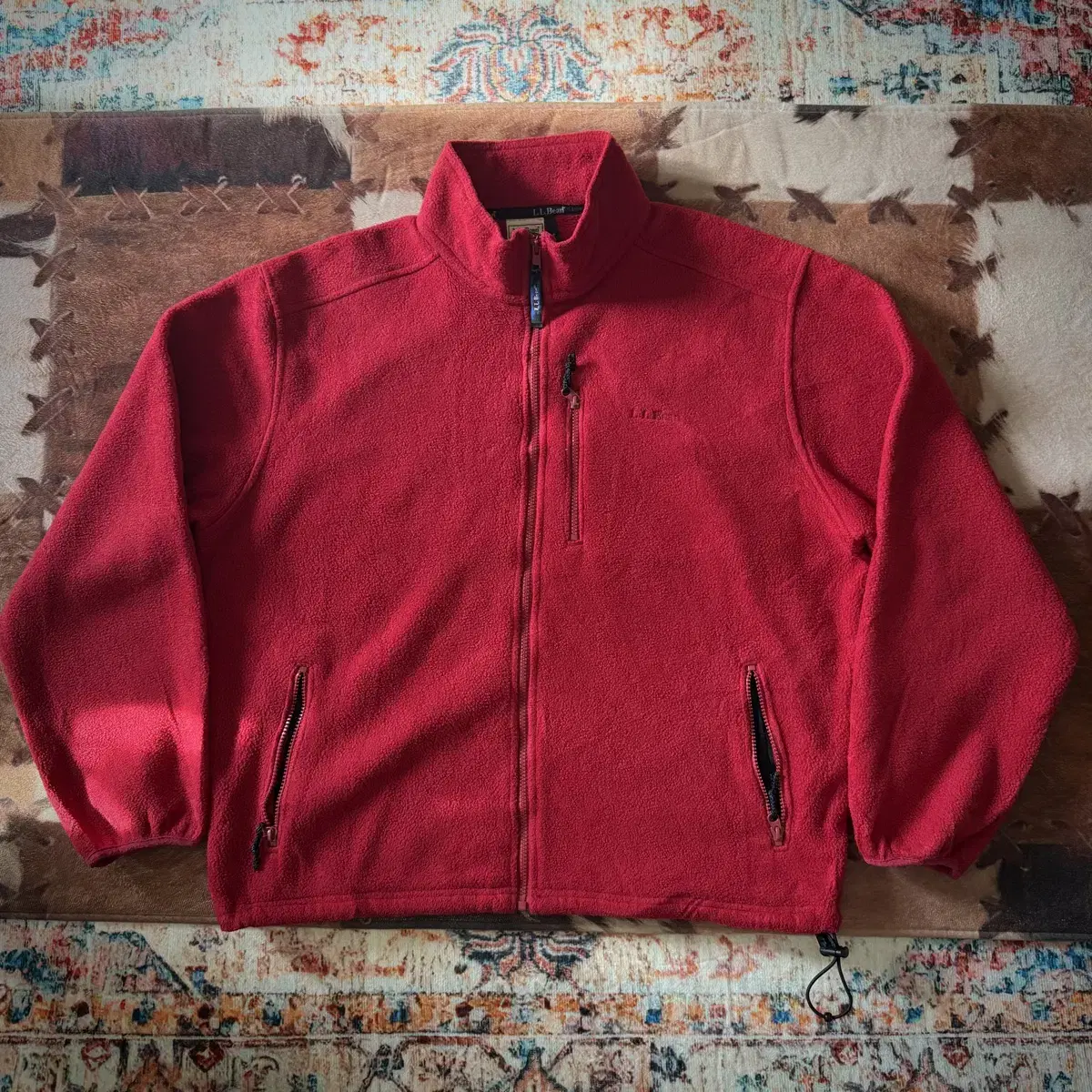 80s USA L.L.bean Fleece zip-up jacket