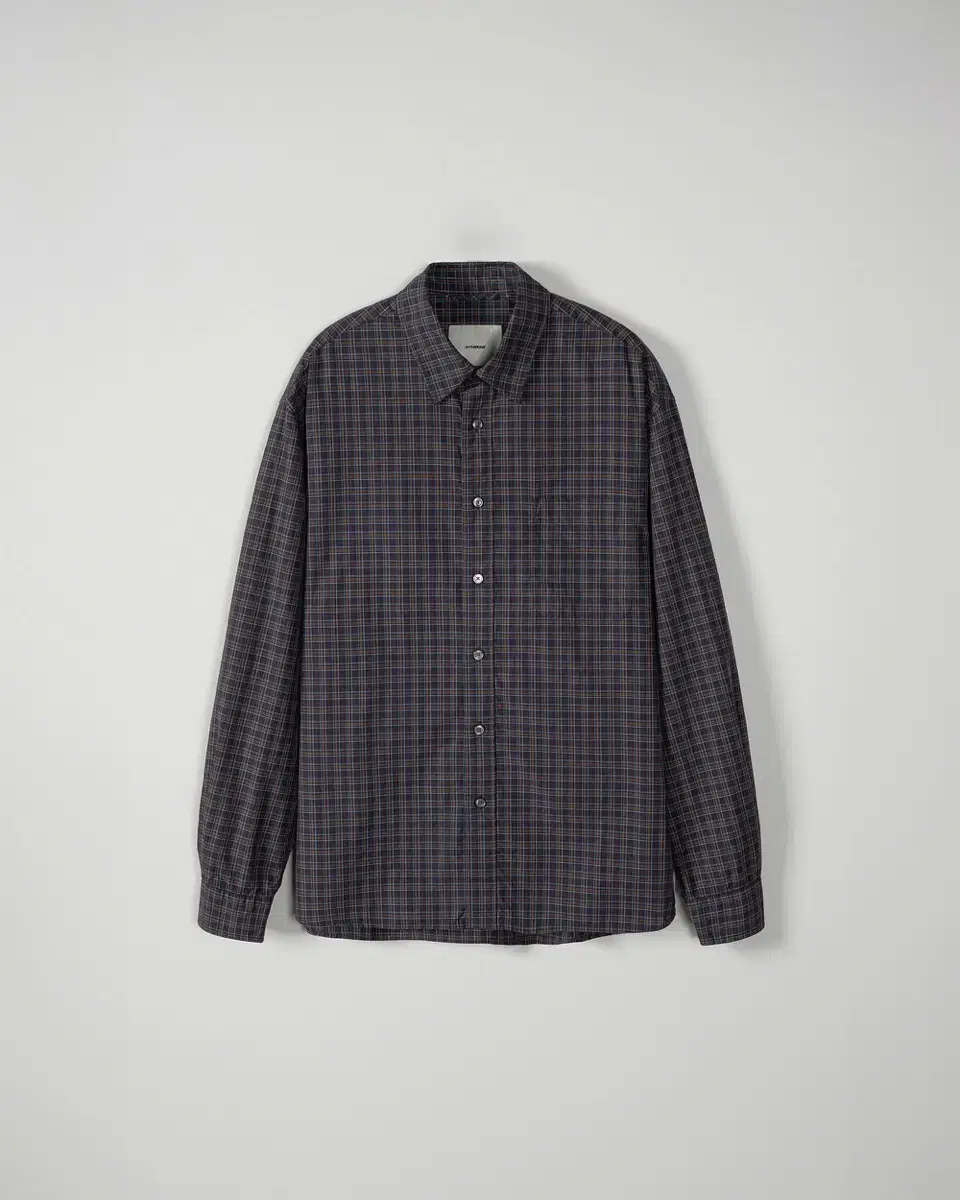 (New Product) Indraw Multi-Played Check Shirt Navy Size 3 Sold