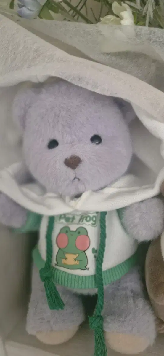 정품레나베어 타로밀크 베어s 옷포함  핸드메이드 인형